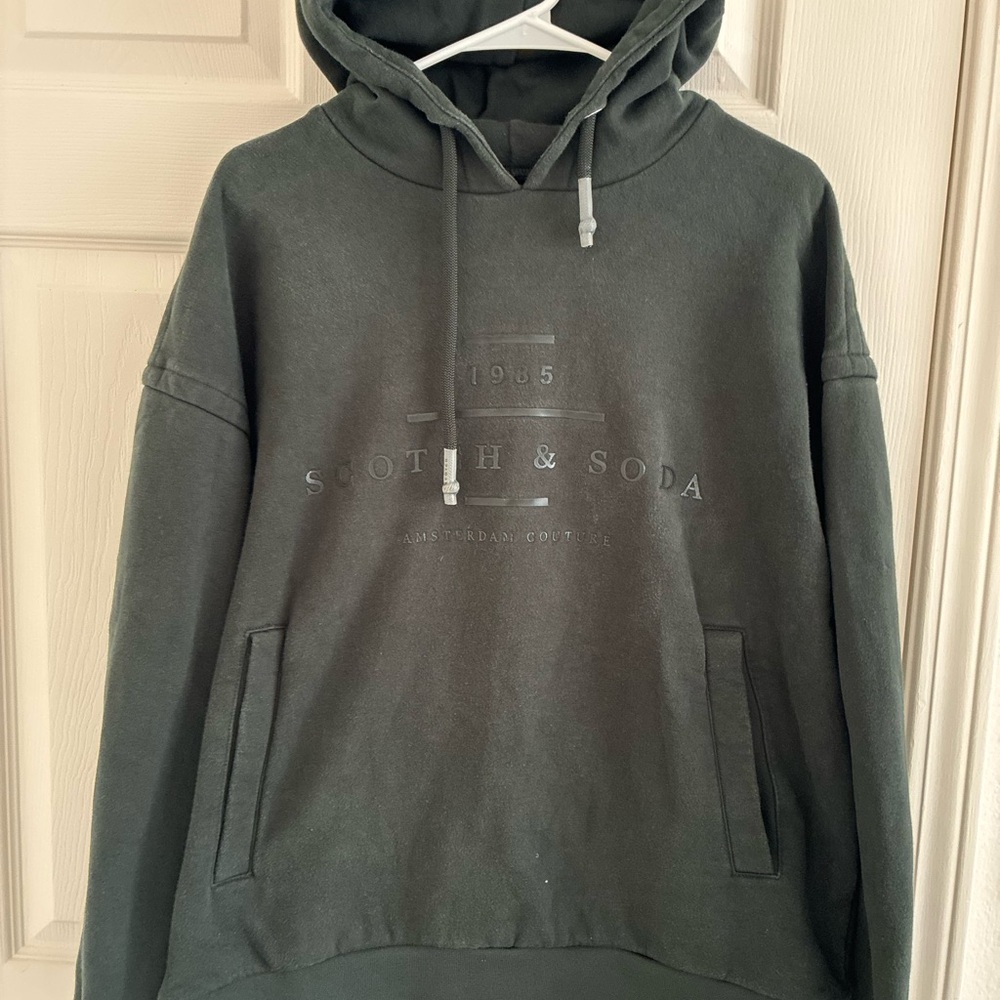 Scotch & Soda Men's Dark Gray Hoodie